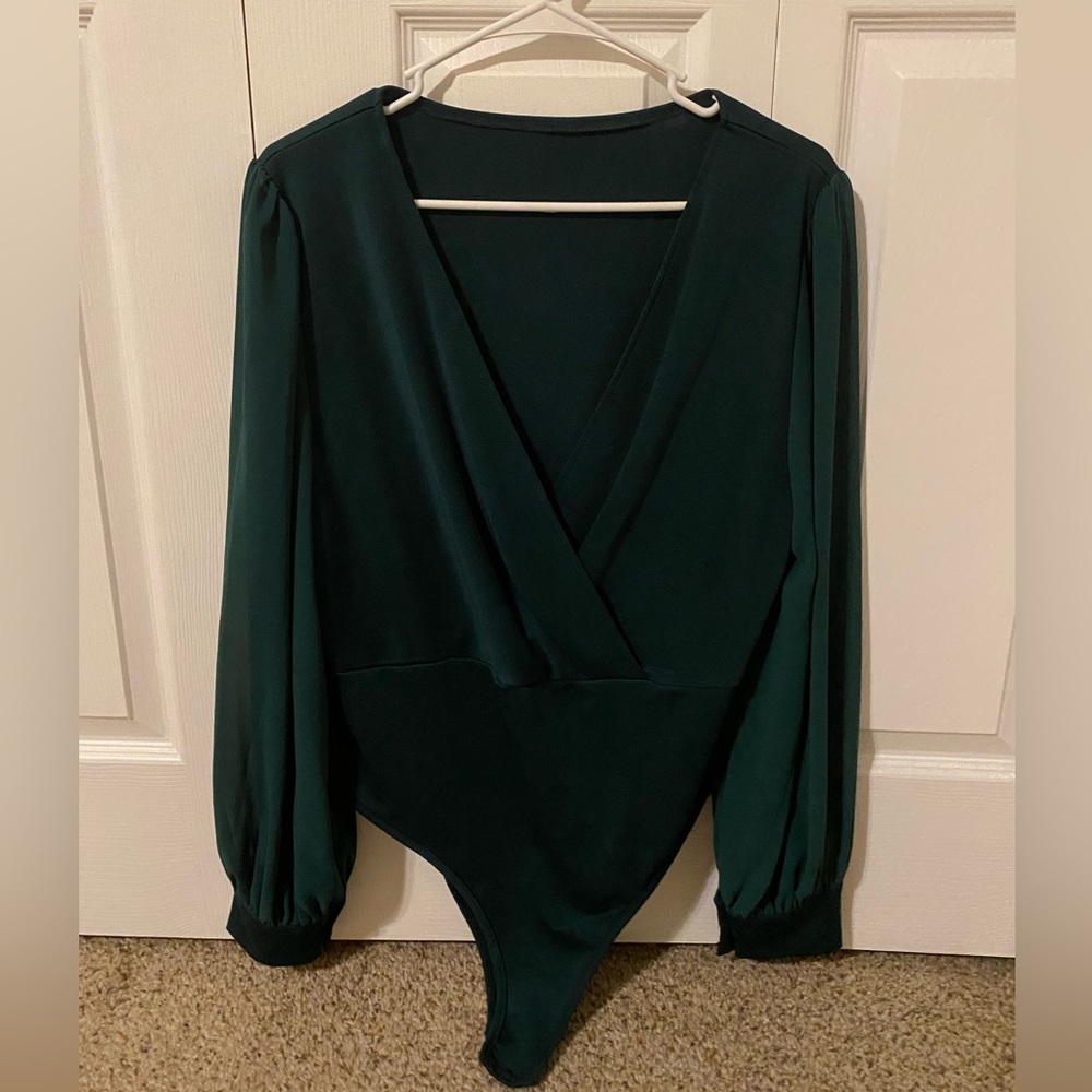 Long Sleeve Emerald Body Suit